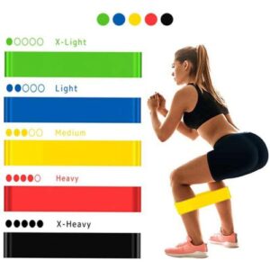 5 in 1 Yoga Fitness Resistance Pilate Band